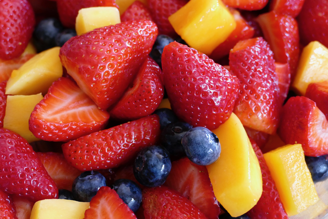 A Strawberry and Otehr Fruits Stack